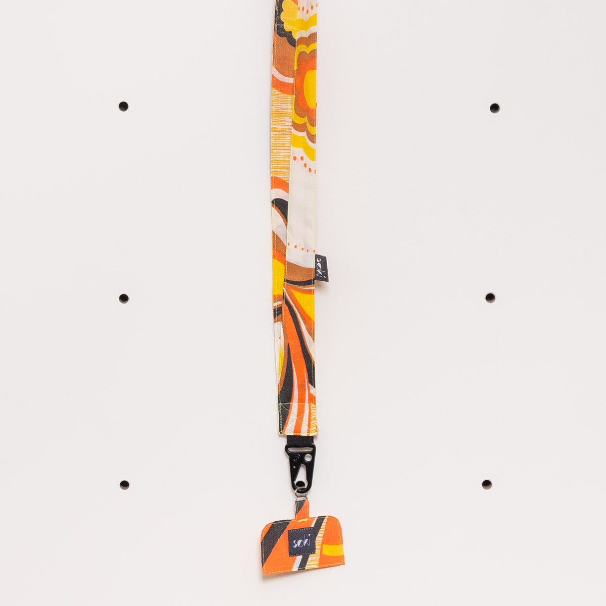 Nachhaltiges Schlüsselband lang mit Handyhalter - Made in Germany