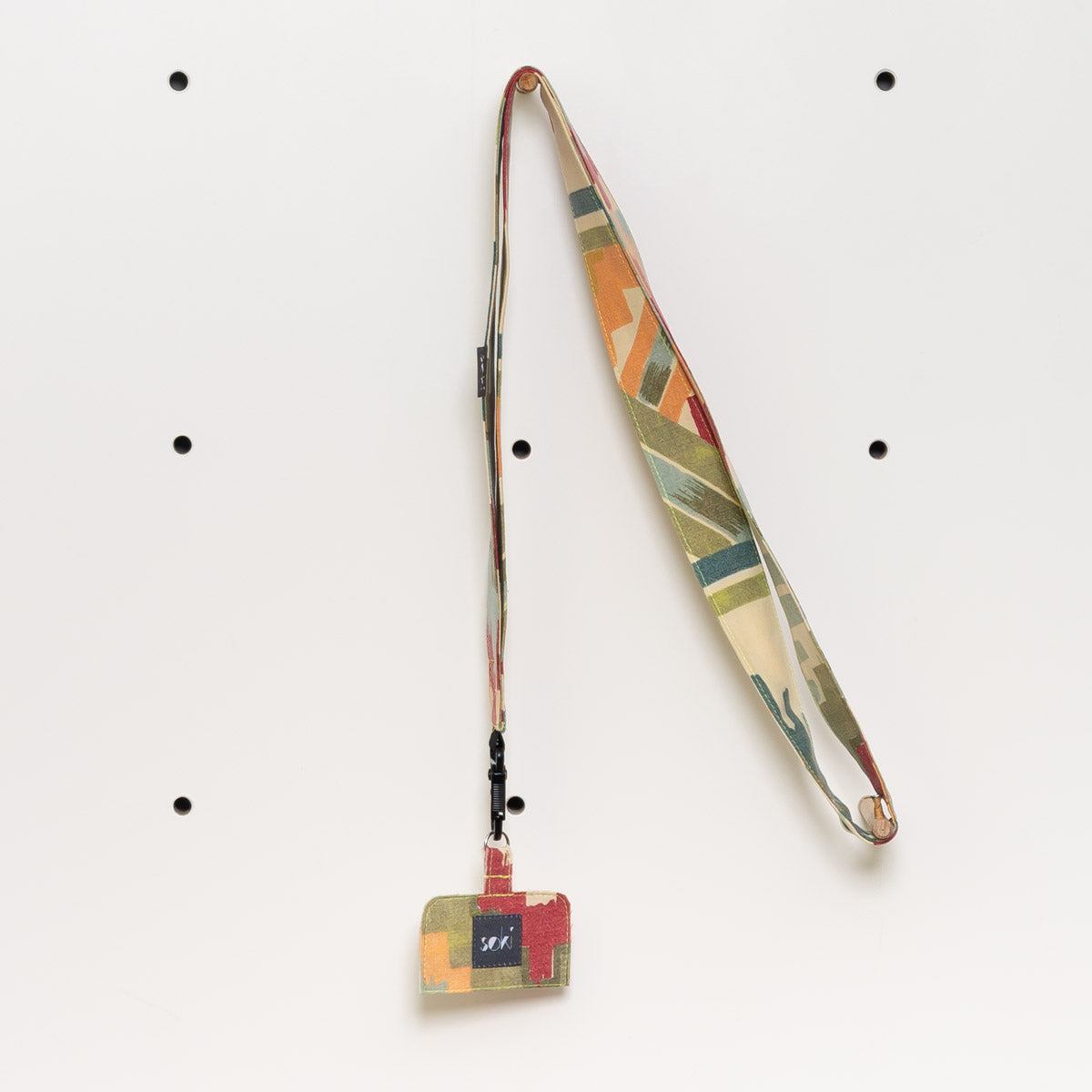 Nachhaltiges Schlüsselband lang mit Handyhalter - Made in Germany