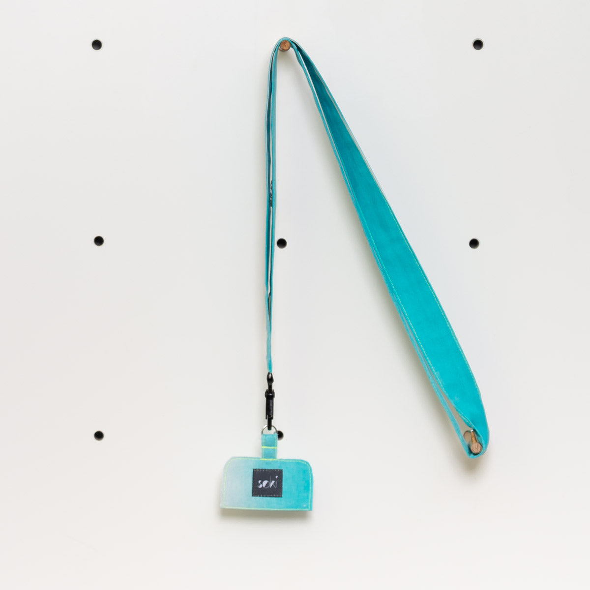 Nachhaltiges Schlüsselband lang mit Handyhalter - Made in Germany