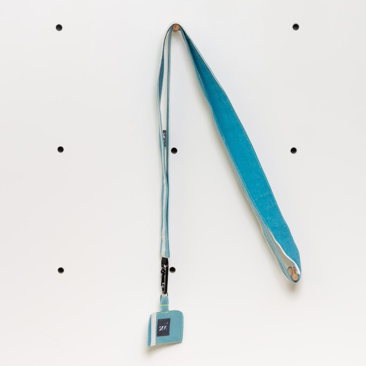 Nachhaltiges Schlüsselband lang mit Handyhalter - Made in Germany
