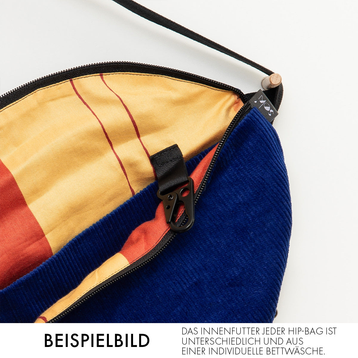 Nachhaltige Hip Bag Cord 2.0 - Blau - Made in Germany