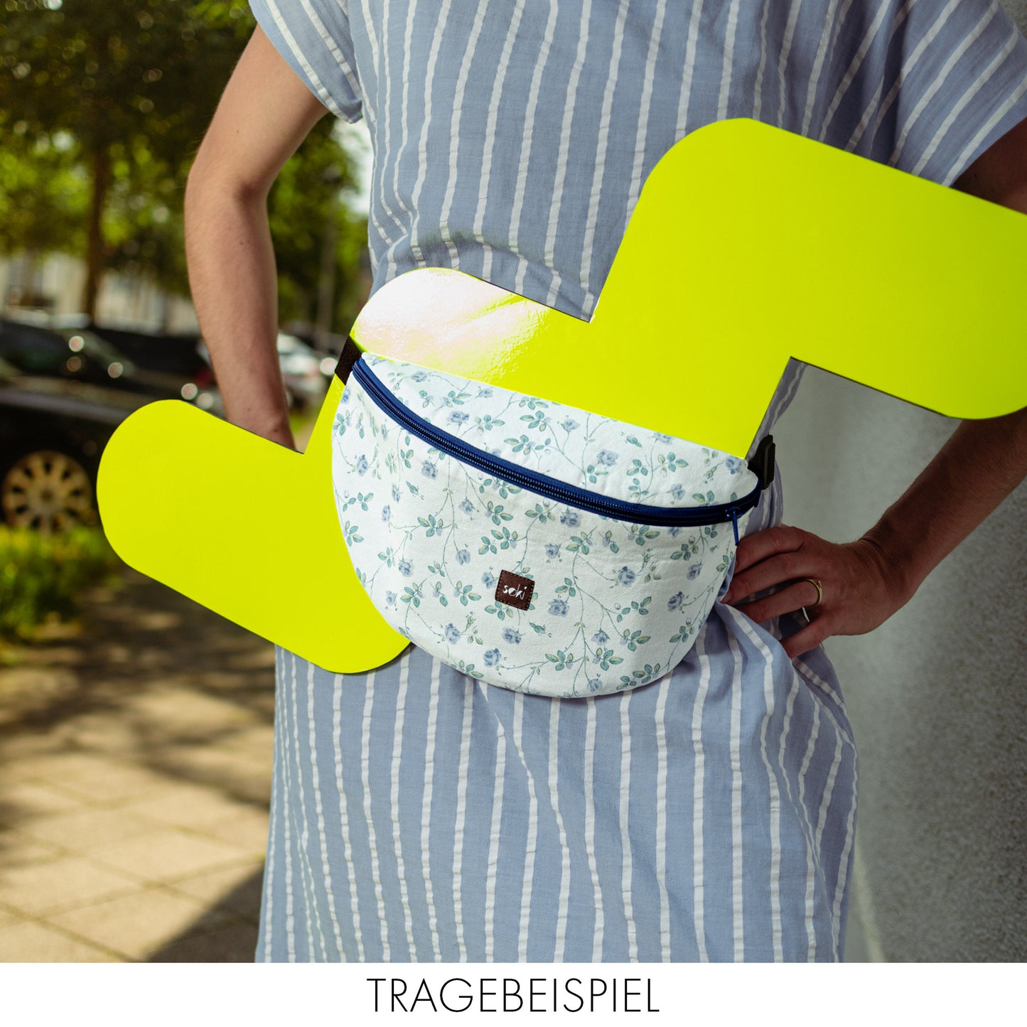 Nachhaltige Upcycling Hip Bag - Made in Germany