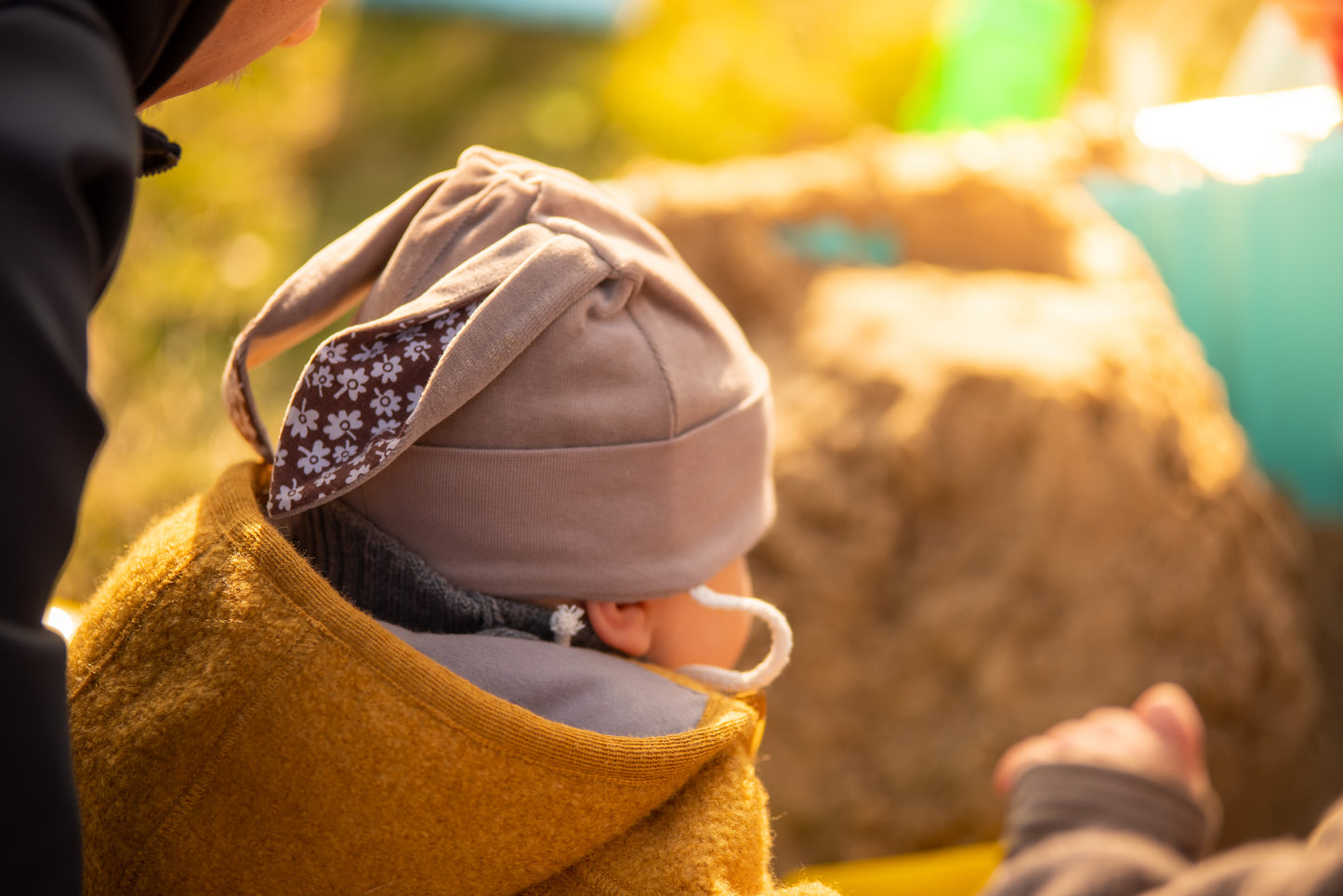 Hasenmütze Kids braun - Made in Germany