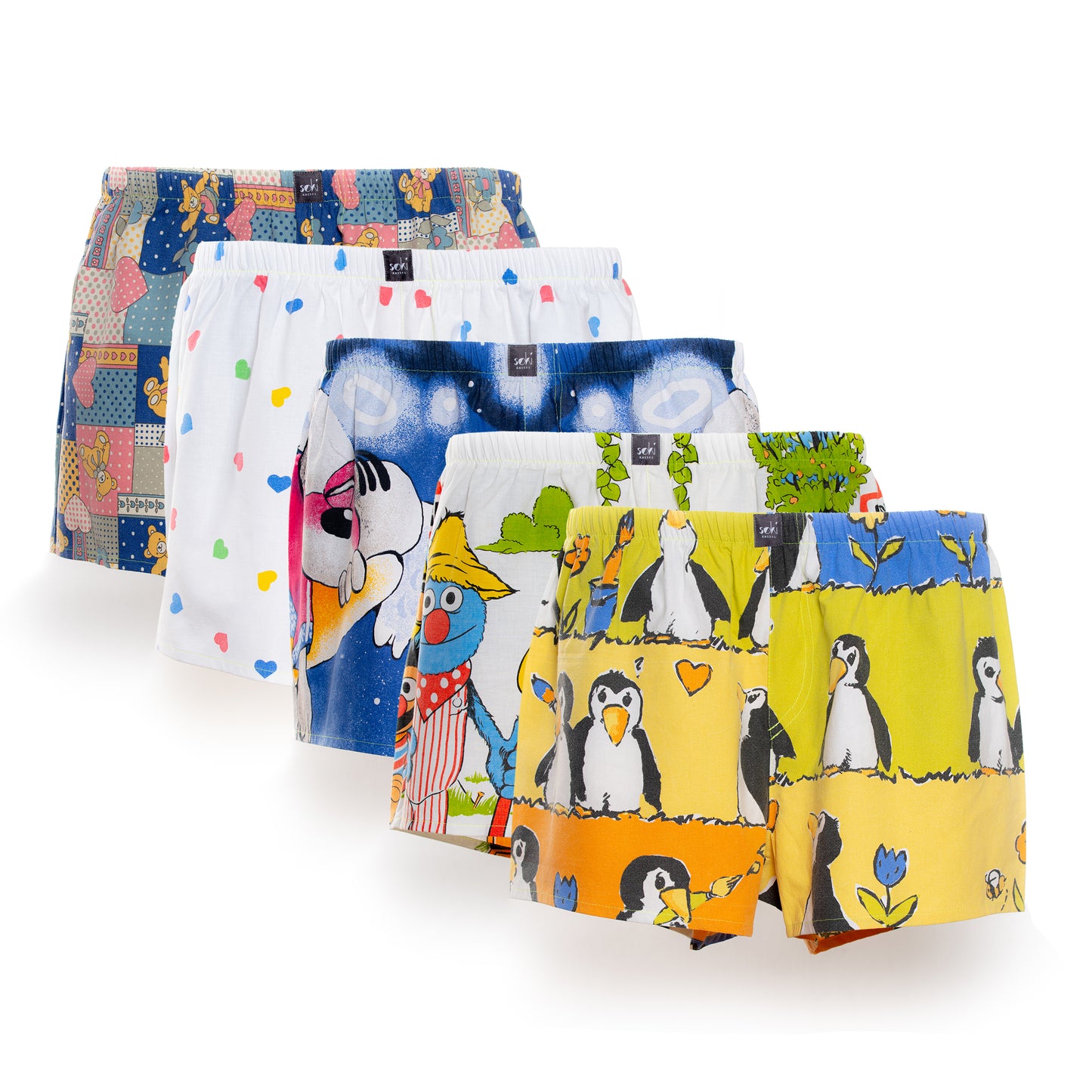 Nachhaltige Surprise Boxershorts aus Omi's alter Bettwäsche - Made in Germany