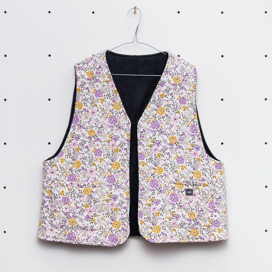 Nachhaltige Weste zum Wenden Gr. XL - Made in Germany