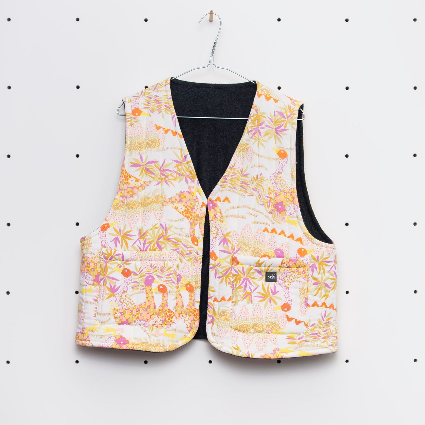 Nachhaltige Weste zum Wenden Gr. L - Made in Germany