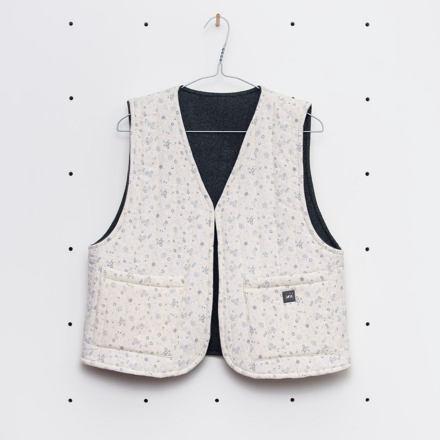 Nachhaltige Weste zum Wenden Gr. M - Made in Germany