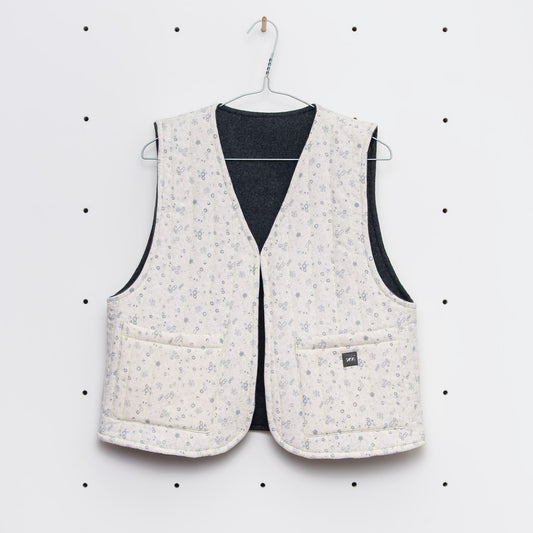 Nachhaltige Weste zum Wenden Gr. M - Made in Germany