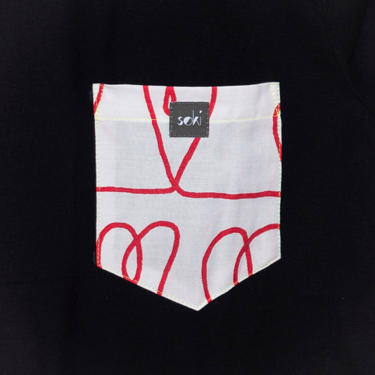 Nachhaltiges Pocket T-Shirt Gr. M - Made in Germany