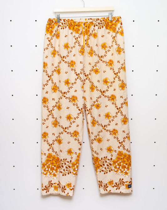 Nachhaltige Schlafanzughose Gr. L aus Bieber Bettwäsche - Made in Germany