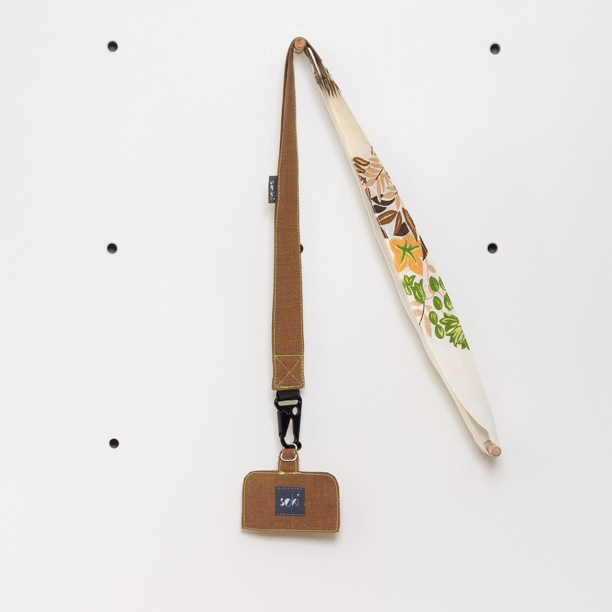 Nachhaltiges Schlüsselband lang mit Handyhalter - Made in Germany