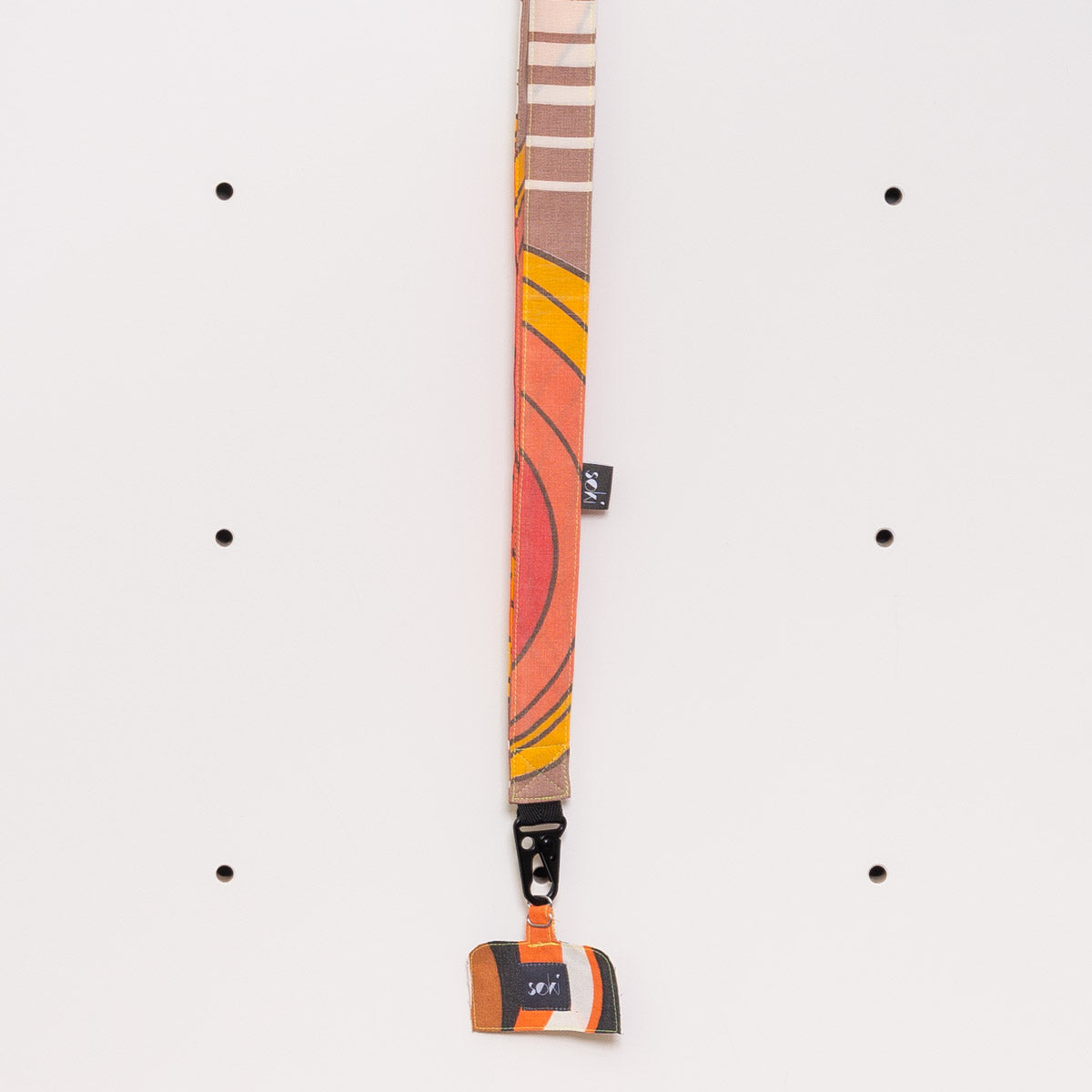 Nachhaltiges Schlüsselband lang mit Handyhalter - Made in Germany