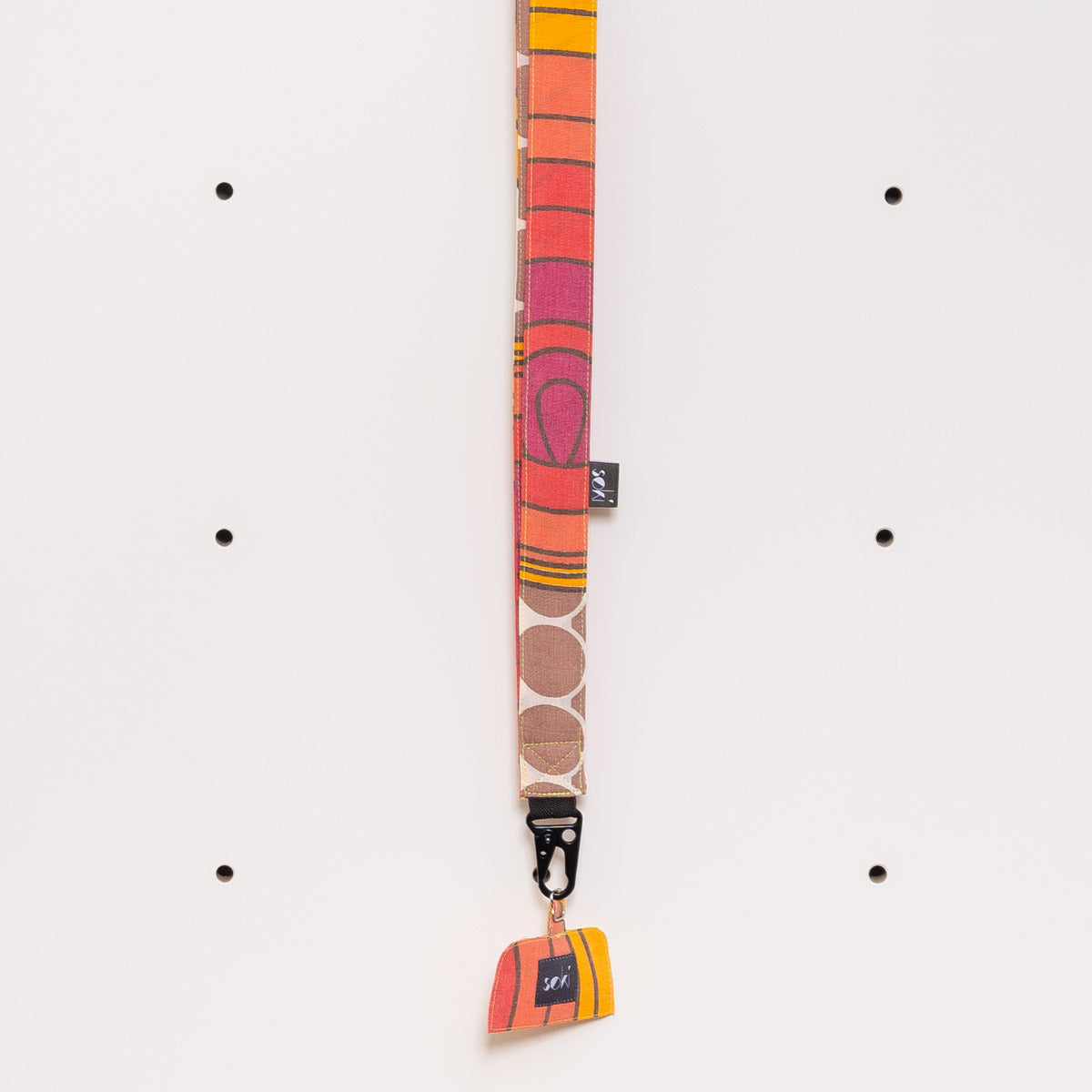 Nachhaltiges Schlüsselband lang mit Handyhalter - Made in Germany