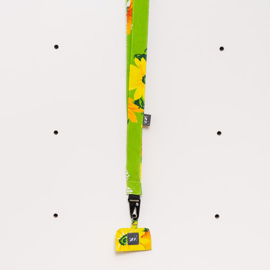 Nachhaltiges Schlüsselband lang mit Handyhalter - Made in Germany