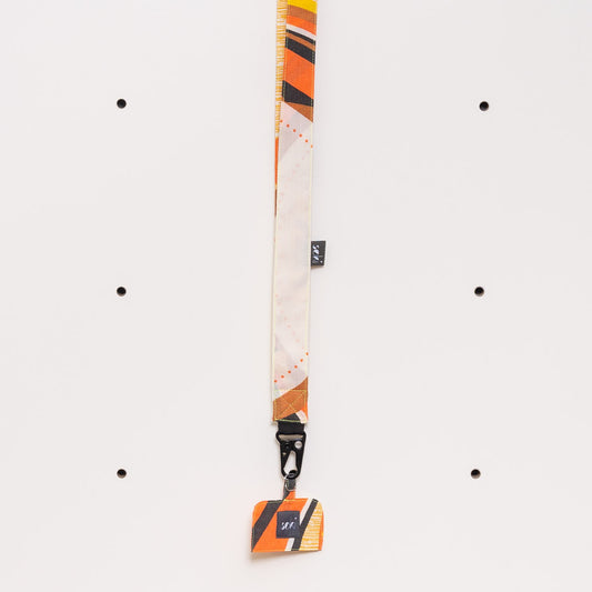 Nachhaltiges Schlüsselband lang mit Handyhalter - Made in Germany