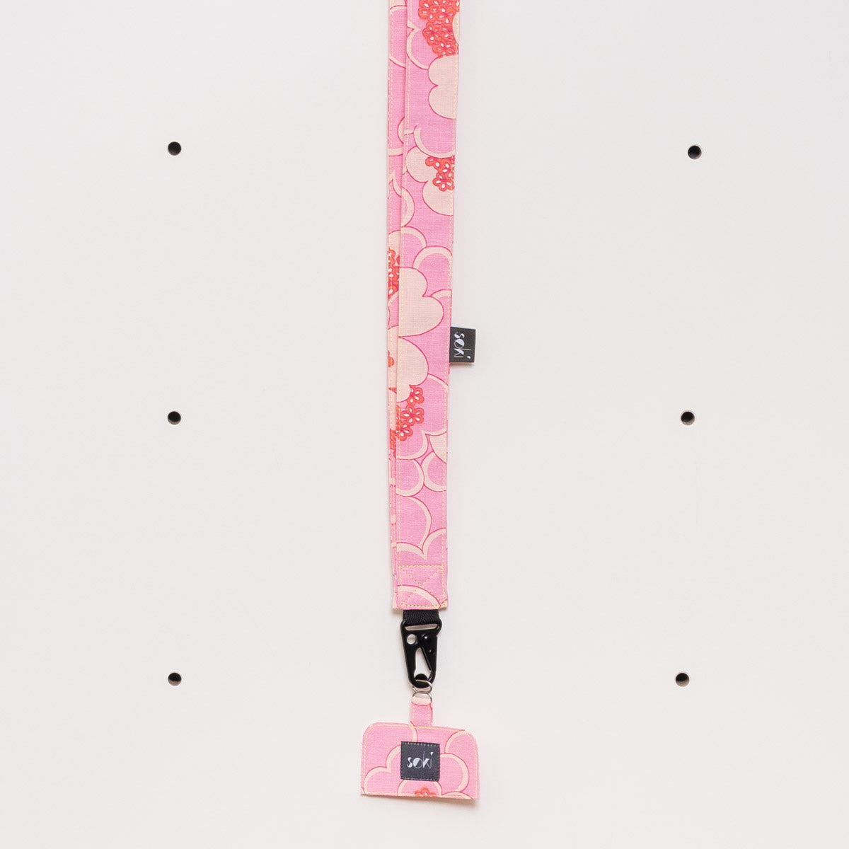 Nachhaltiges Schlüsselband lang mit Handyhalter - Made in Germany