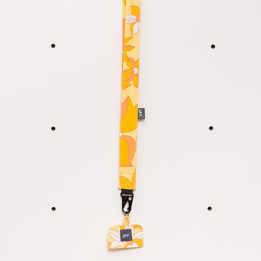 Nachhaltiges Schlüsselband lang mit Handyhalter - Made in Germany