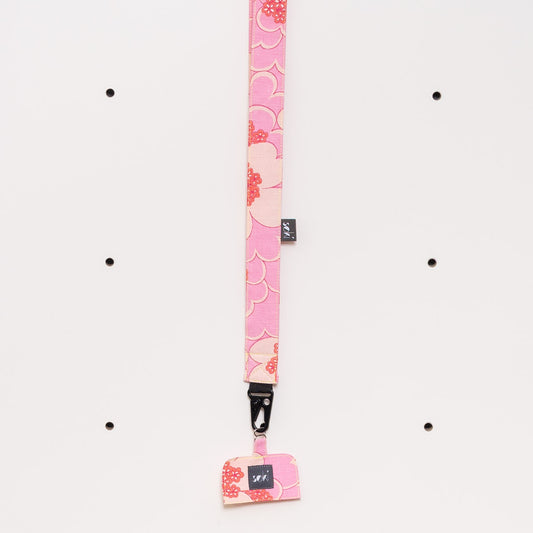 Nachhaltiges Schlüsselband lang mit Handyhalter - Made in Germany