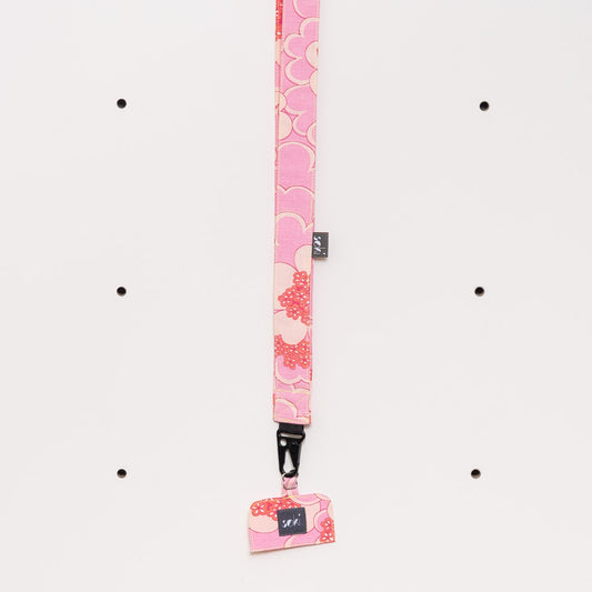 Nachhaltiges Schlüsselband lang mit Handyhalter - Made in Germany