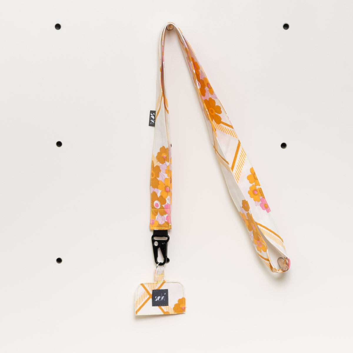 Nachhaltiges Schlüsselband lang mit Handyhalter - Made in Germany