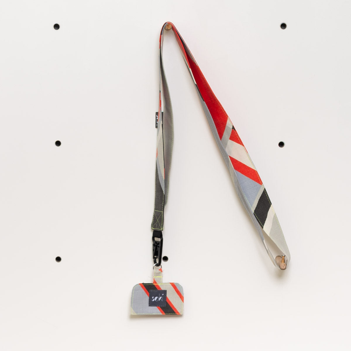Nachhaltiges Schlüsselband lang mit Handyhalter - Made in Germany