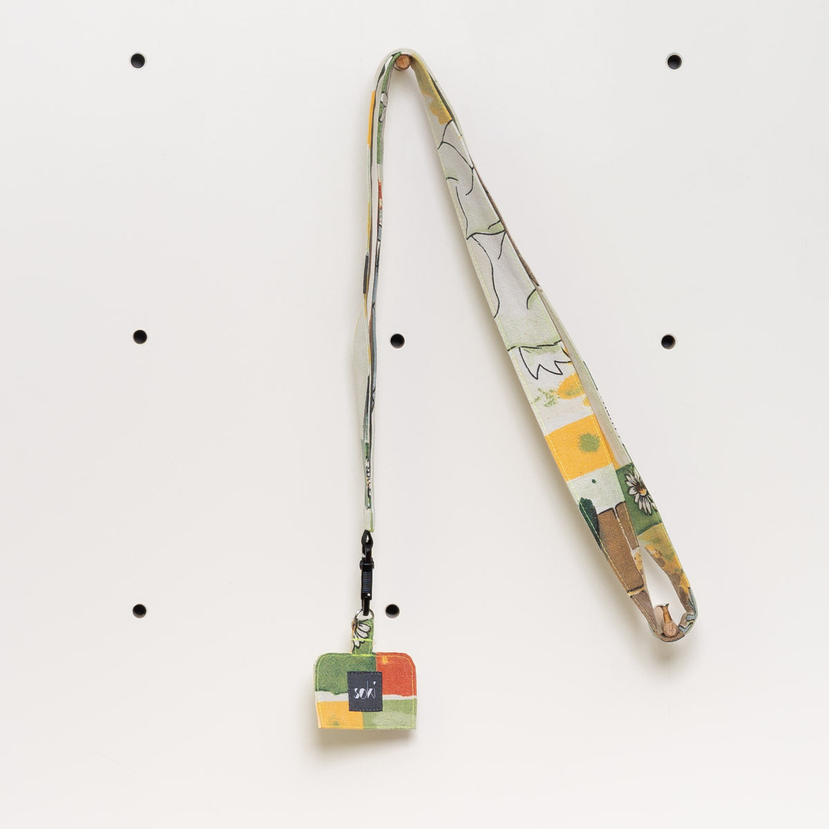 Nachhaltiges Schlüsselband lang mit Handyhalter - Made in Germany