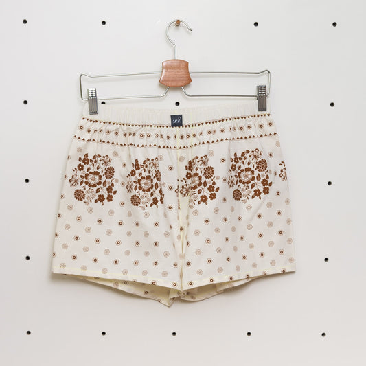 soki Upcycling Boxershorts Gr. S aus Baumwoll-Bettwäsche – Unikat