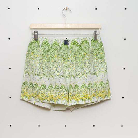 soki Upcycling Boxershorts Gr. S aus Baumwoll-Bettwäsche – Unikat