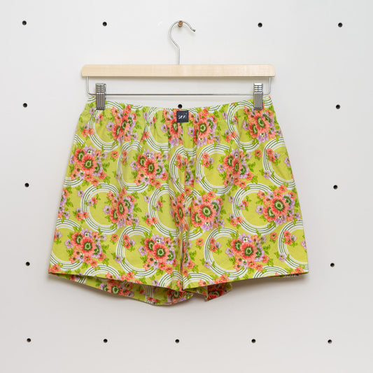soki Upcycling Boxershorts Gr. S aus Baumwoll-Bettwäsche – Unikat