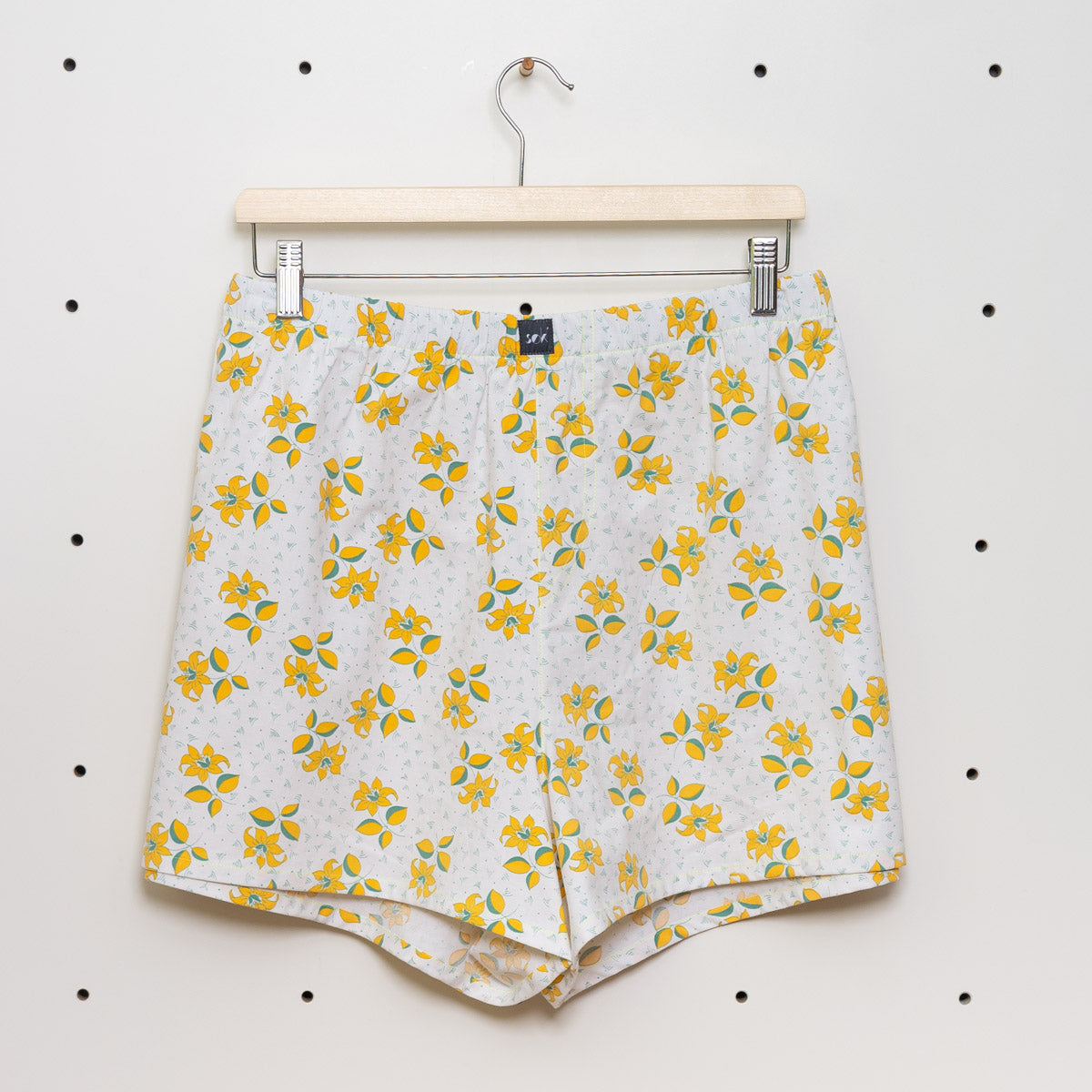 soki Upcycling Boxershorts aus Baumwoll-Bettwäsche