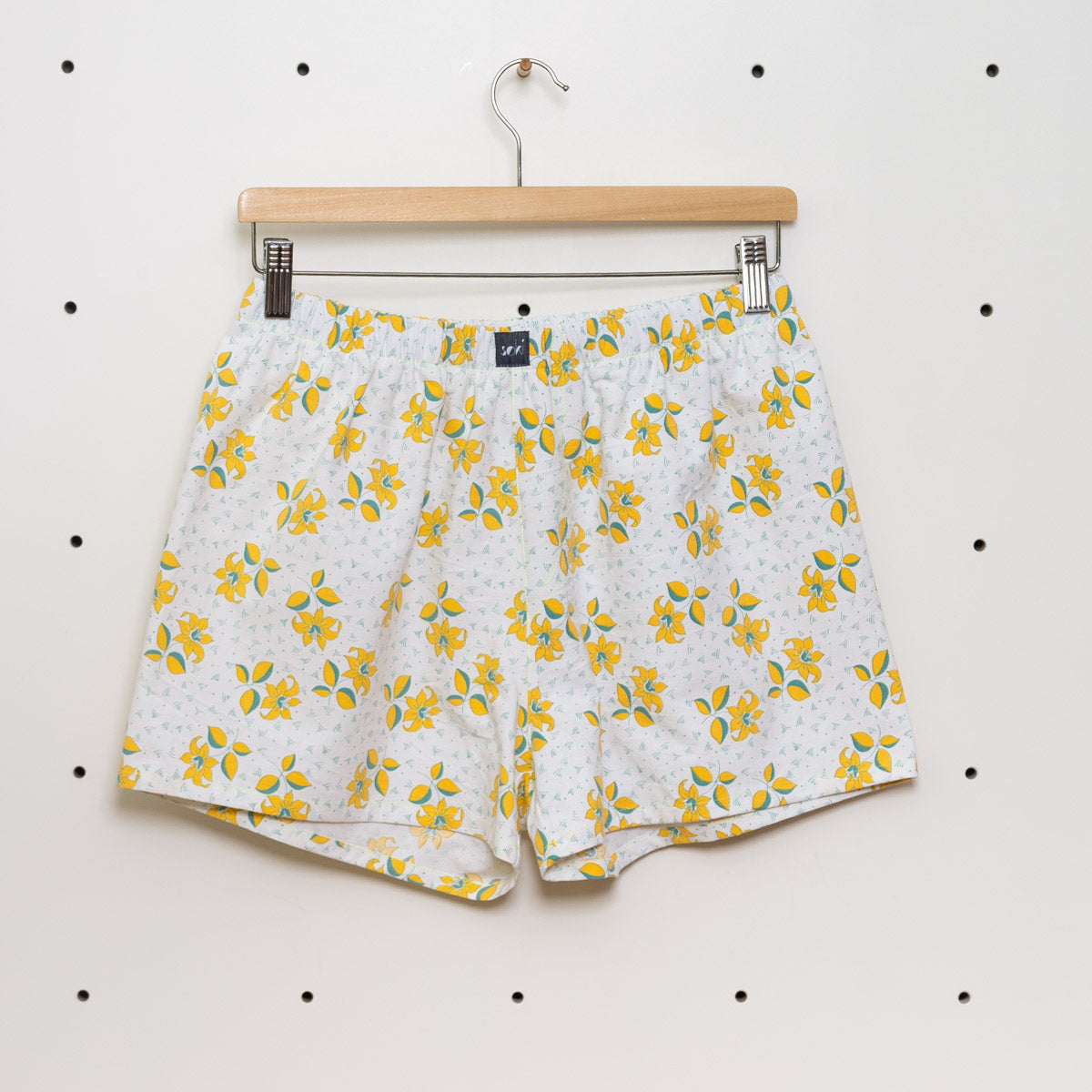soki Upcycling Boxershorts aus Baumwoll-Bettwäsche