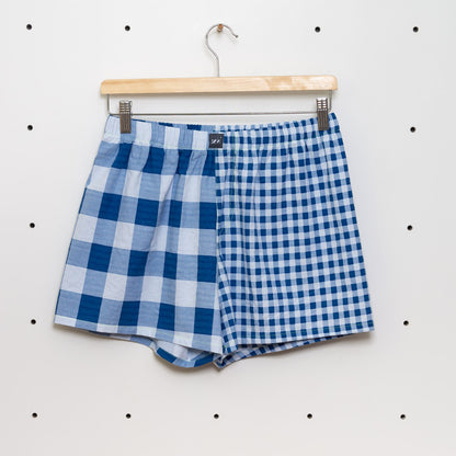soki Upcycling Boxershorts aus Baumwoll-Bettwäsche