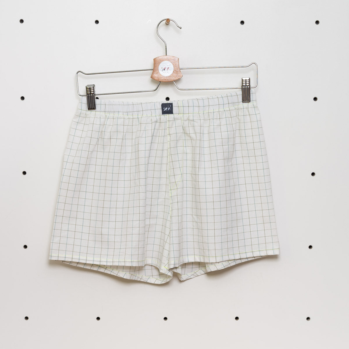 soki Upcycling Boxershorts aus Baumwoll-Bettwäsche