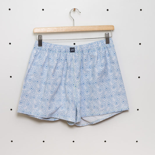 soki weite Baumwoll-Boxershorts Gr. S aus Upcycling-Bettwäsche – Unikat