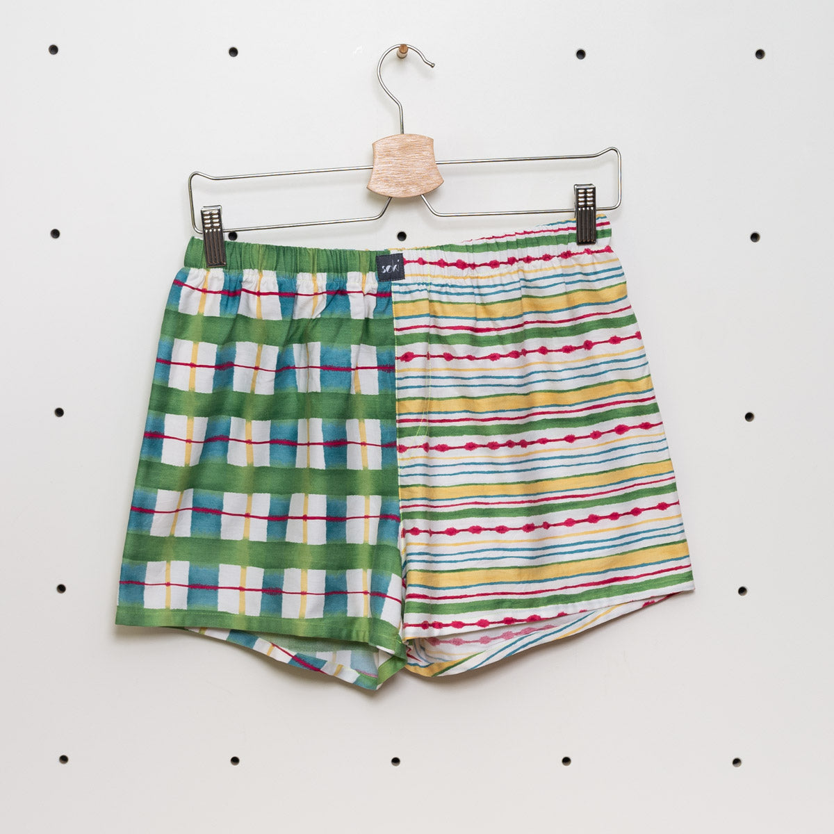 soki Upcycling Boxershorts aus Baumwoll-Bettwäsche