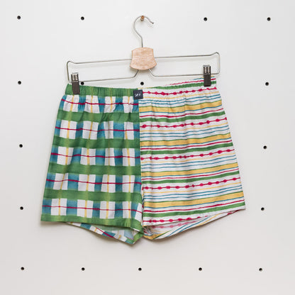 soki Upcycling Boxershorts aus Baumwoll-Bettwäsche
