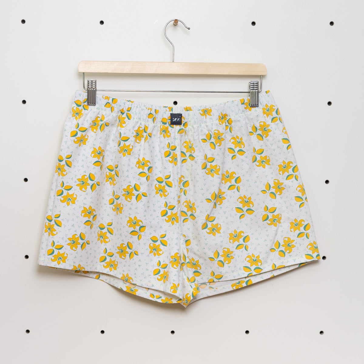 soki Upcycling Boxershorts aus Baumwoll-Bettwäsche