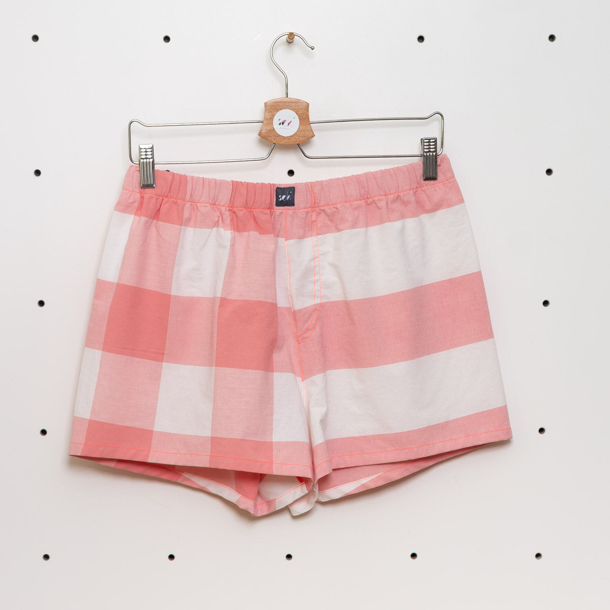 soki Upcycling Boxershorts aus Baumwoll-Bettwäsche