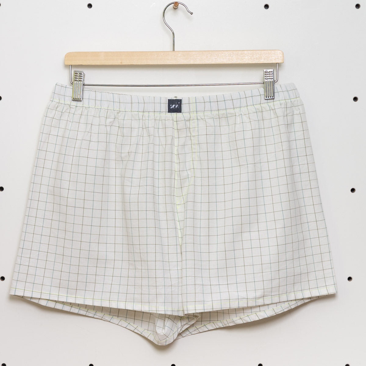 soki Upcycling Boxershorts aus Baumwoll-Bettwäsche