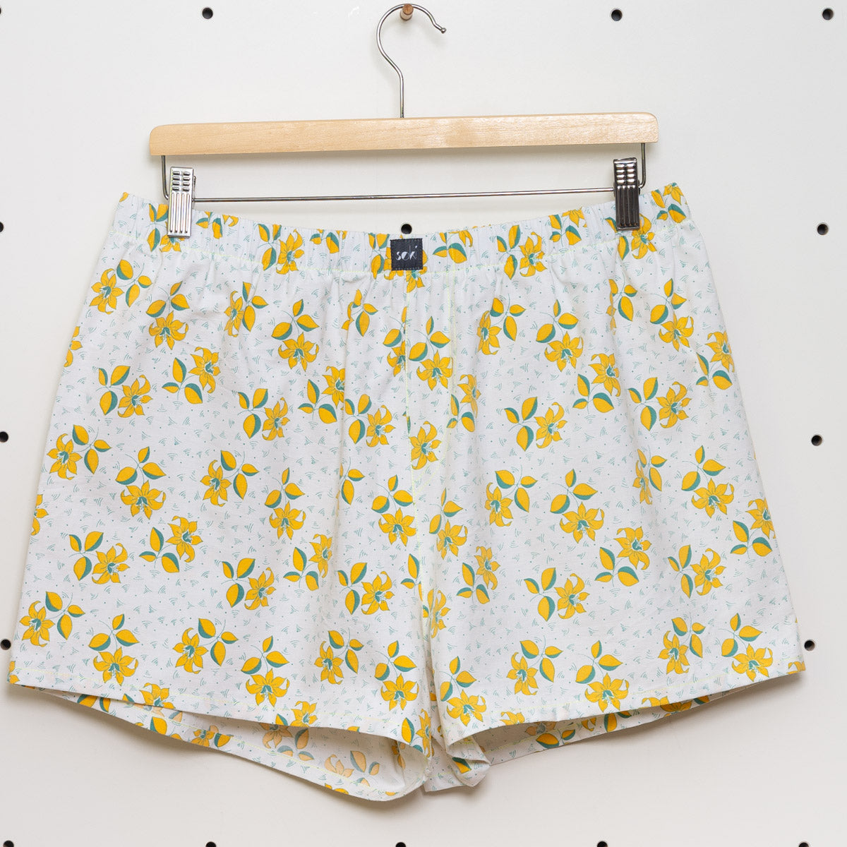 soki Upcycling Boxershorts aus Baumwoll-Bettwäsche