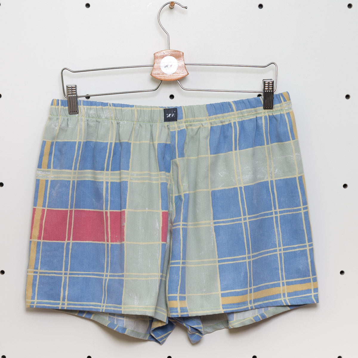 soki Upcycling Boxershorts aus Baumwoll-Bettwäsche
