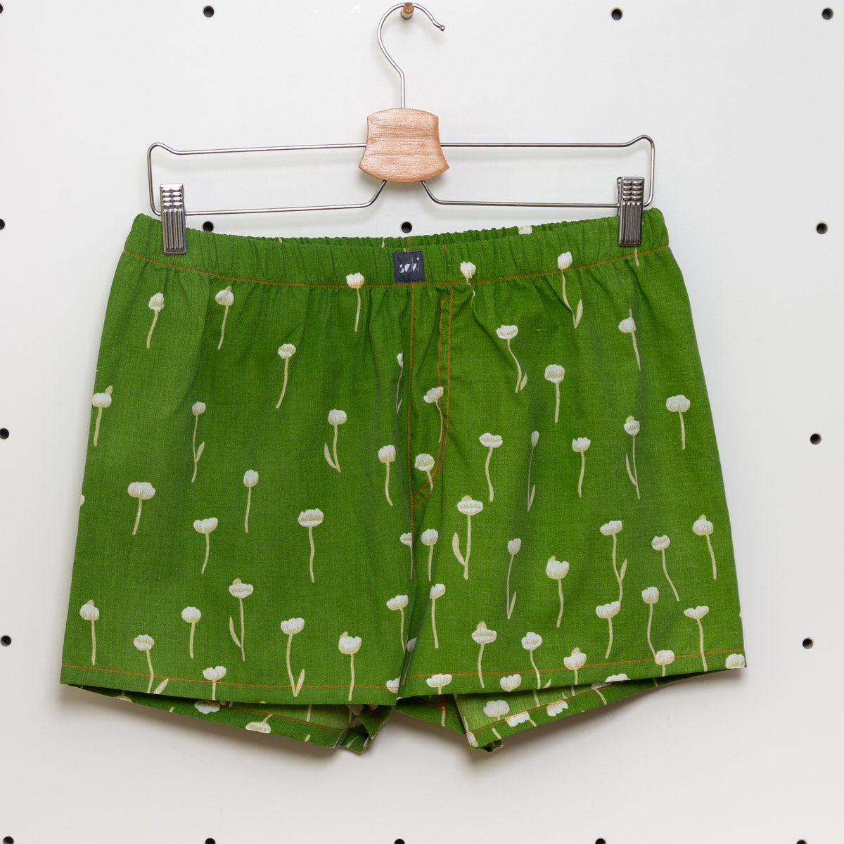 soki Upcycling Boxershorts aus Baumwoll-Bettwäsche