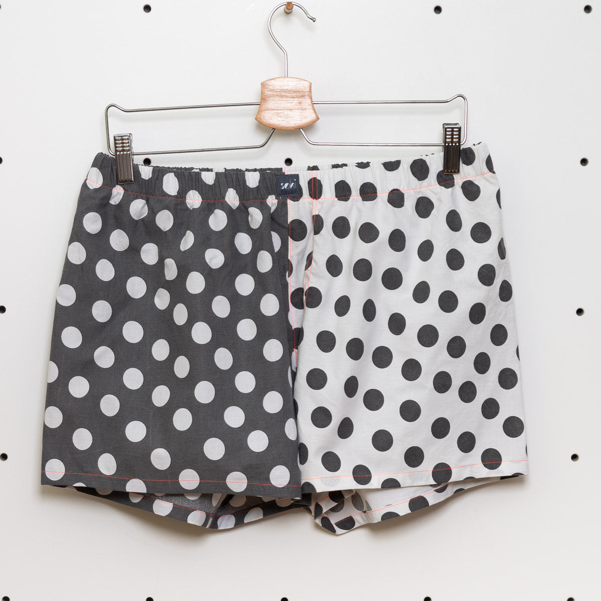 soki Upcycling Boxershorts aus Baumwoll-Bettwäsche