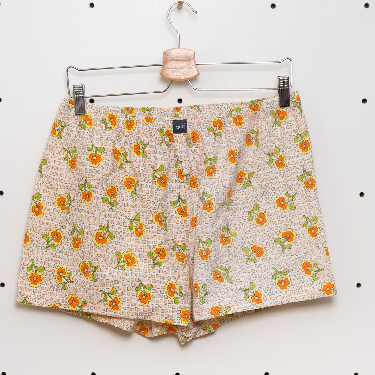 soki Upcycling Boxershorts aus Baumwoll-Bettwäsche
