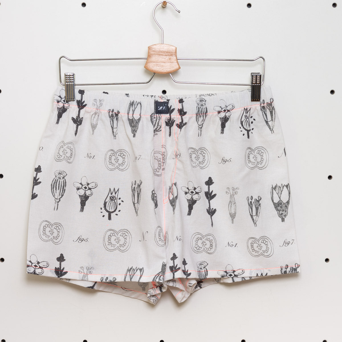soki Upcycling Boxershorts aus Baumwoll-Bettwäsche