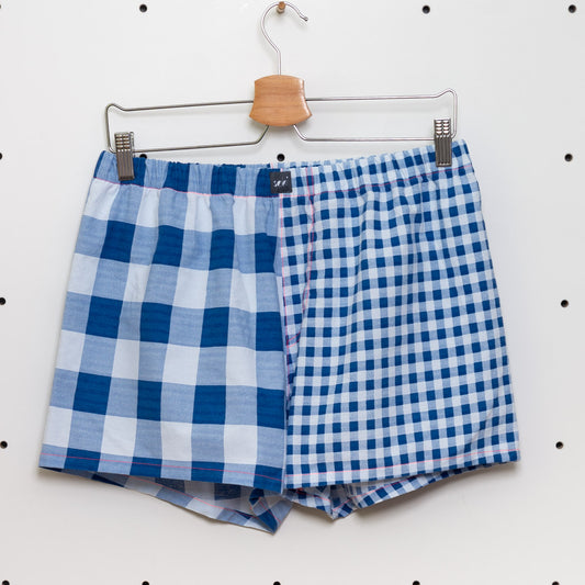 soki Upcycling Boxershorts aus Baumwoll-Bettwäsche