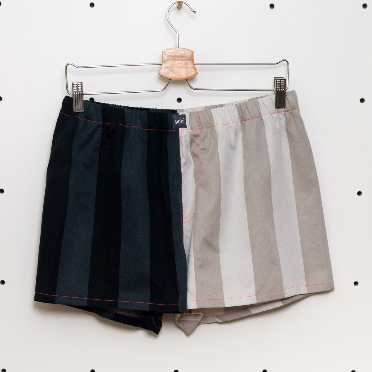 soki Upcycling Boxershorts aus Baumwoll-Bettwäsche