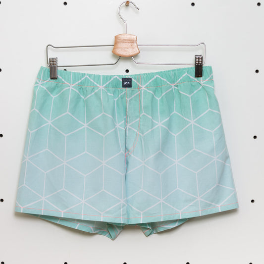 soki Upcycling Boxershorts aus Baumwoll-Bettwäsche
