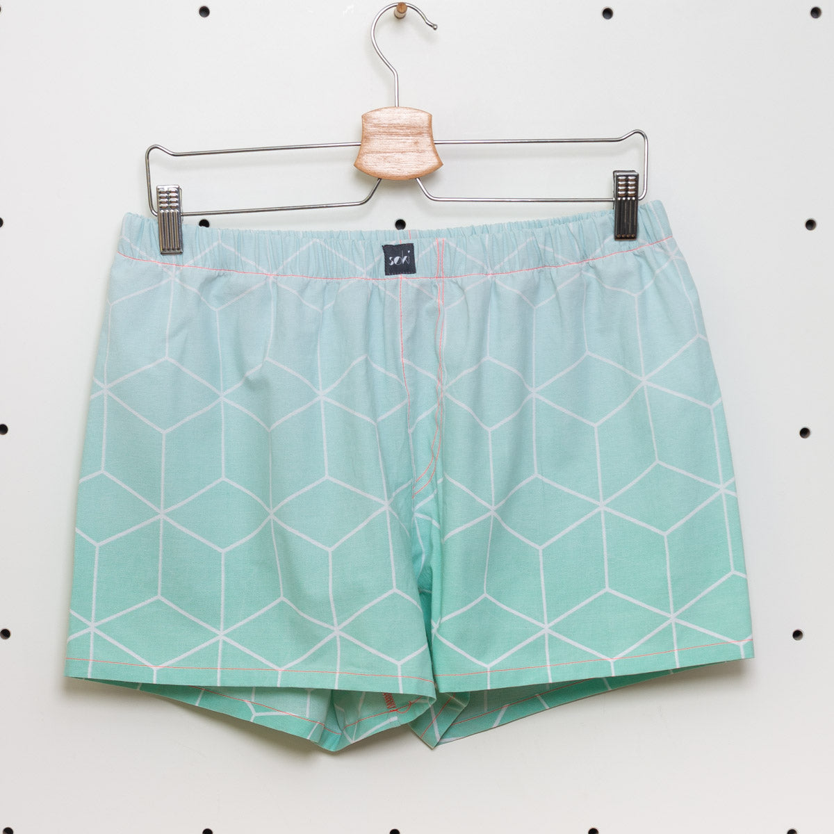 soki Upcycling Boxershorts aus Baumwoll-Bettwäsche