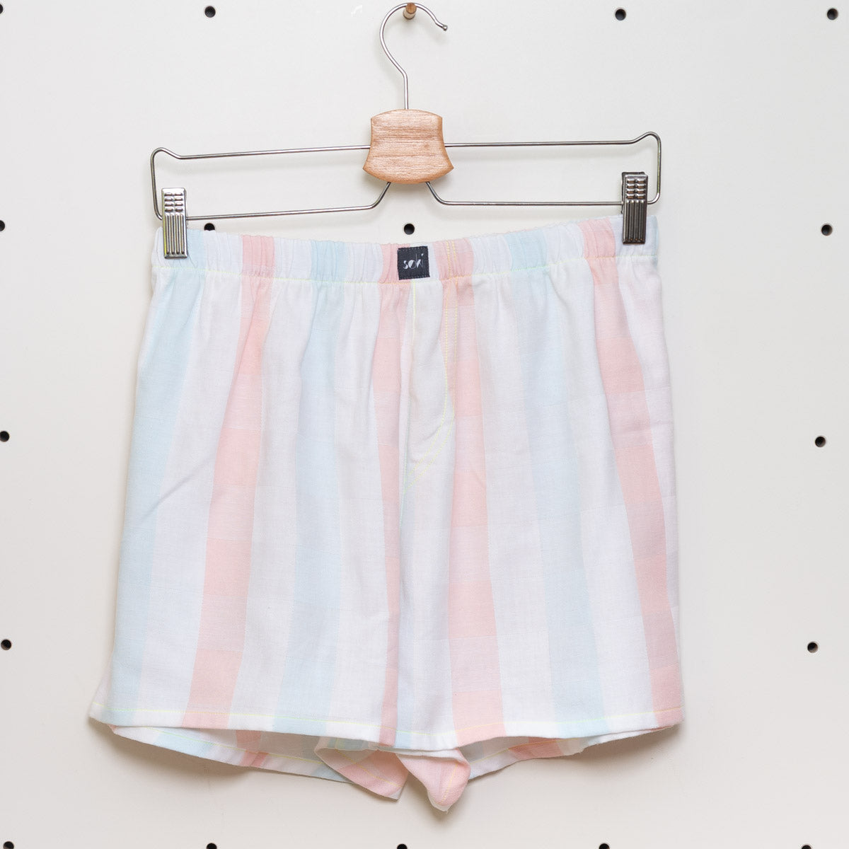 soki Upcycling Boxershorts aus Baumwoll-Bettwäsche